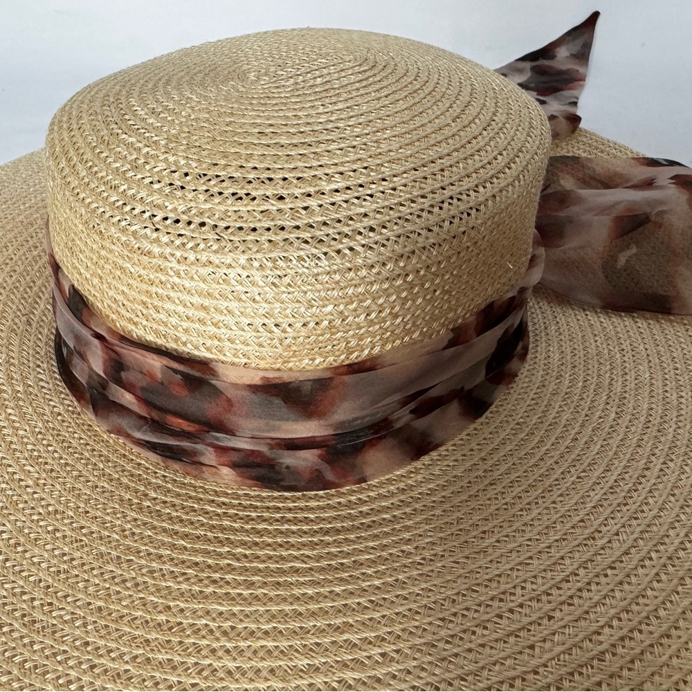 Eugenia Kim Loulou Hat Natural NWT One Size - Picture 3 of 5